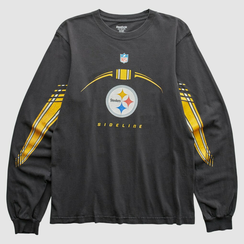 Pittsburgh Steelers Reebok 2000s T-Shirt Black Vintage