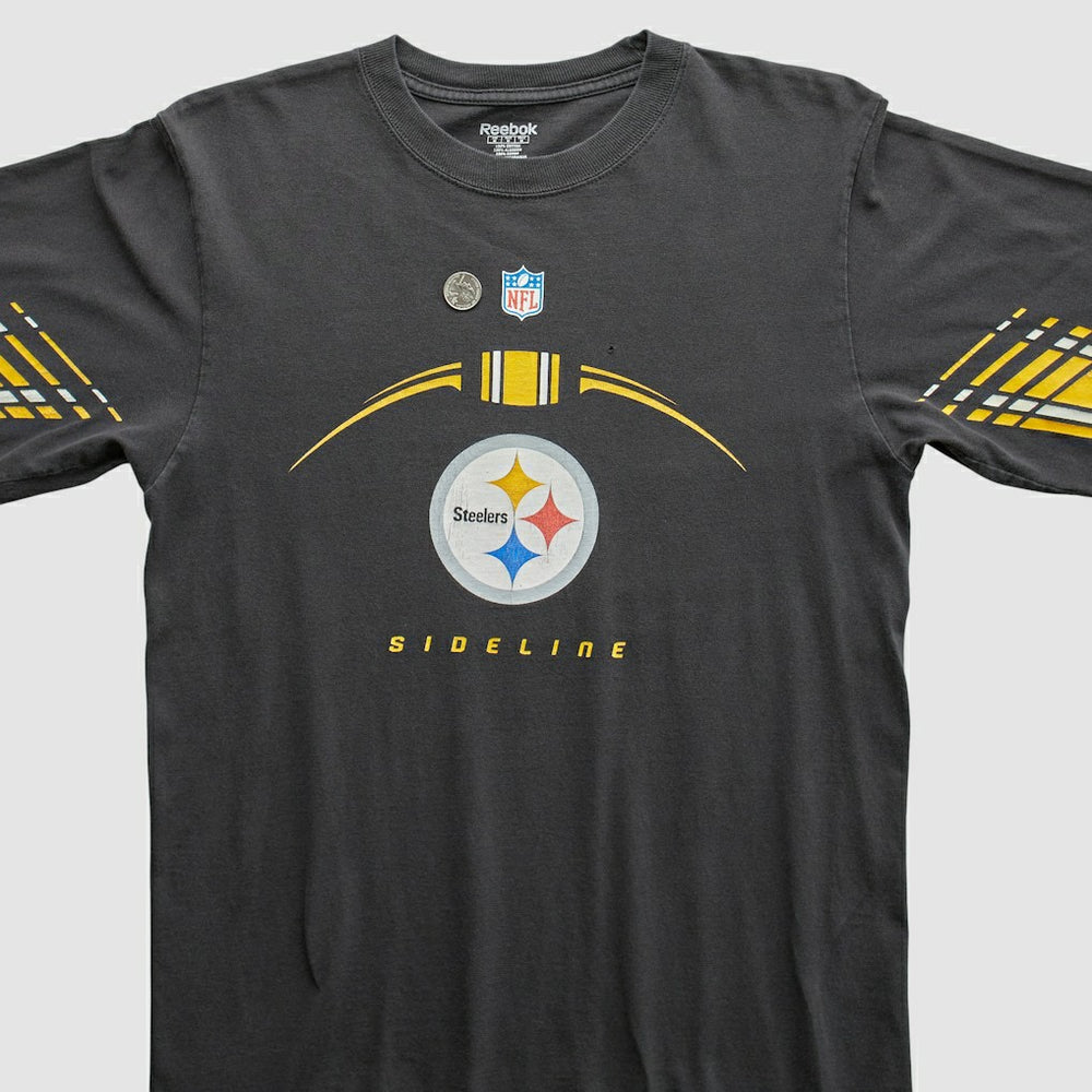 Pittsburgh Steelers Reebok 2000s T-Shirt Black Vintage