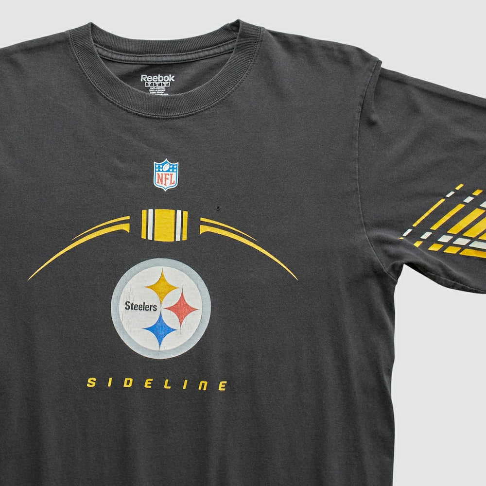 Pittsburgh Steelers Reebok 2000s T-Shirt Black Vintage