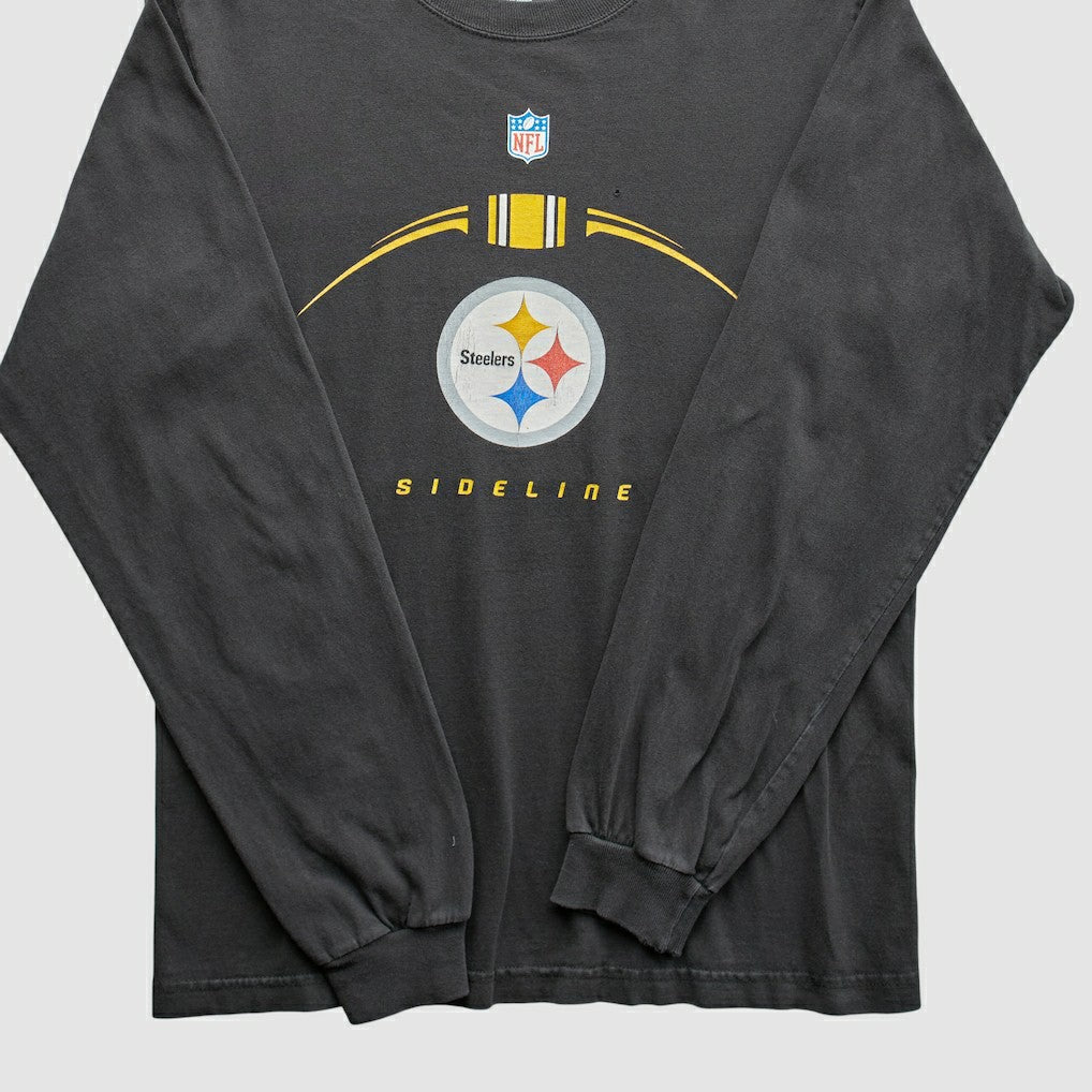 Pittsburgh Steelers Reebok 2000s T-Shirt Black Vintage