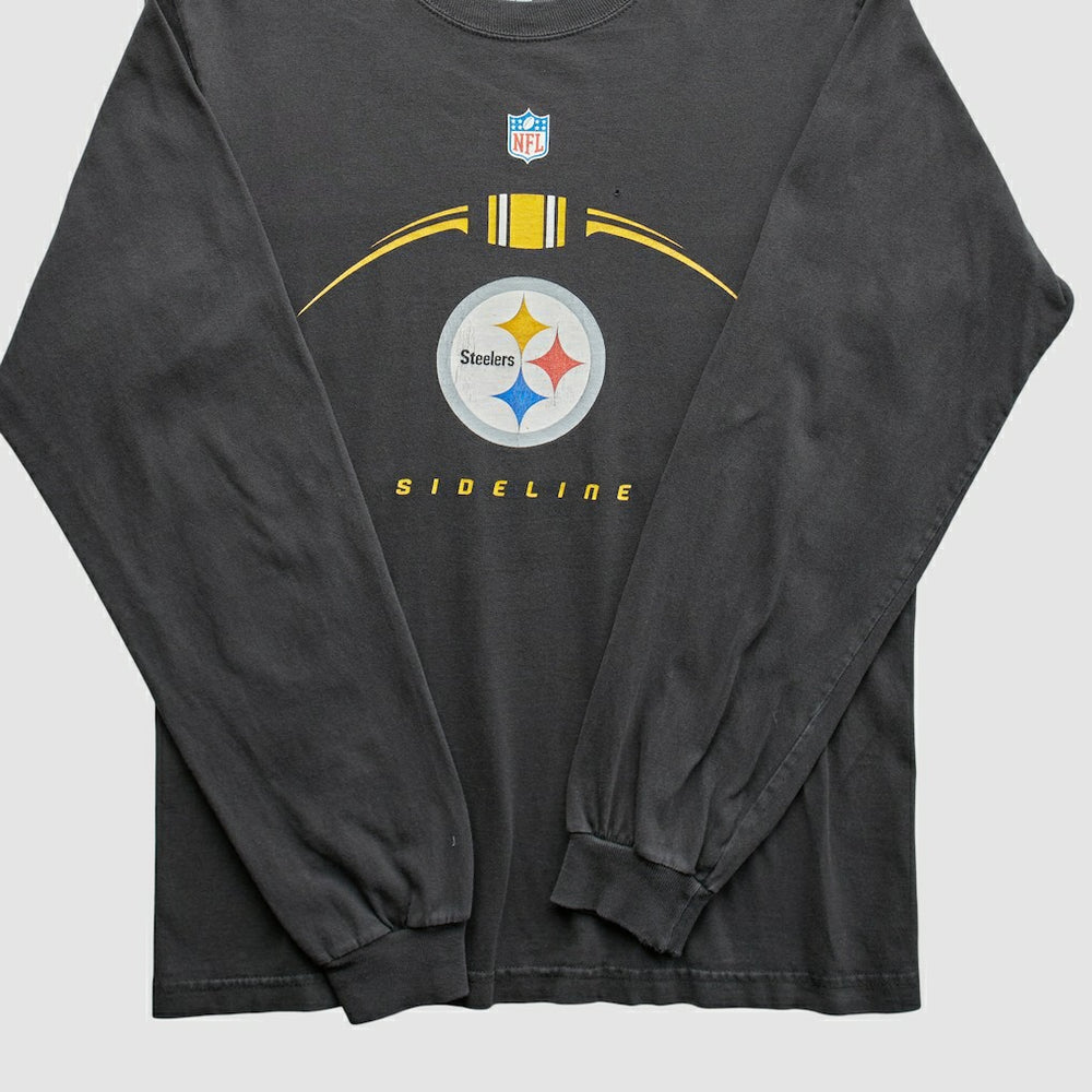 Pittsburgh Steelers Reebok 2000s T-Shirt Black Vintage