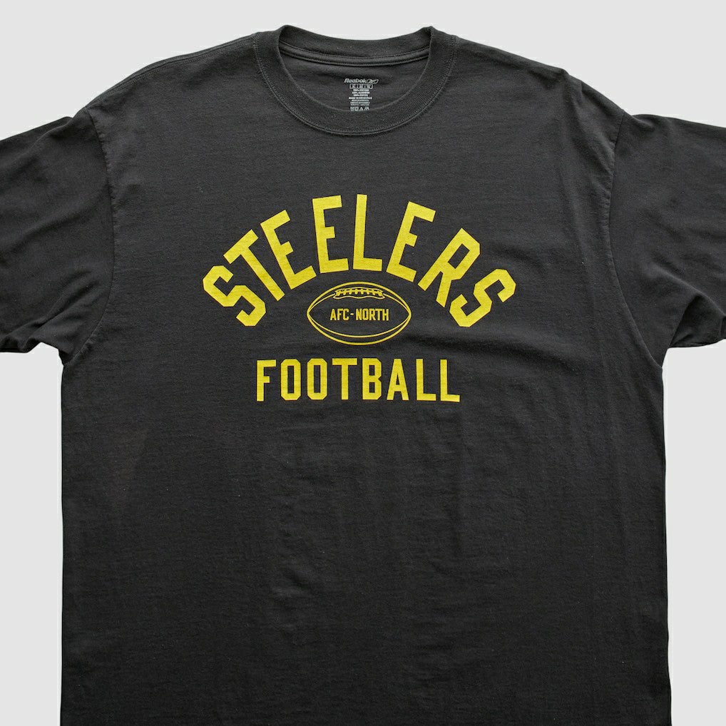 Pittsburgh Steelers Reebok 2000s T-Shirt Black Vintage