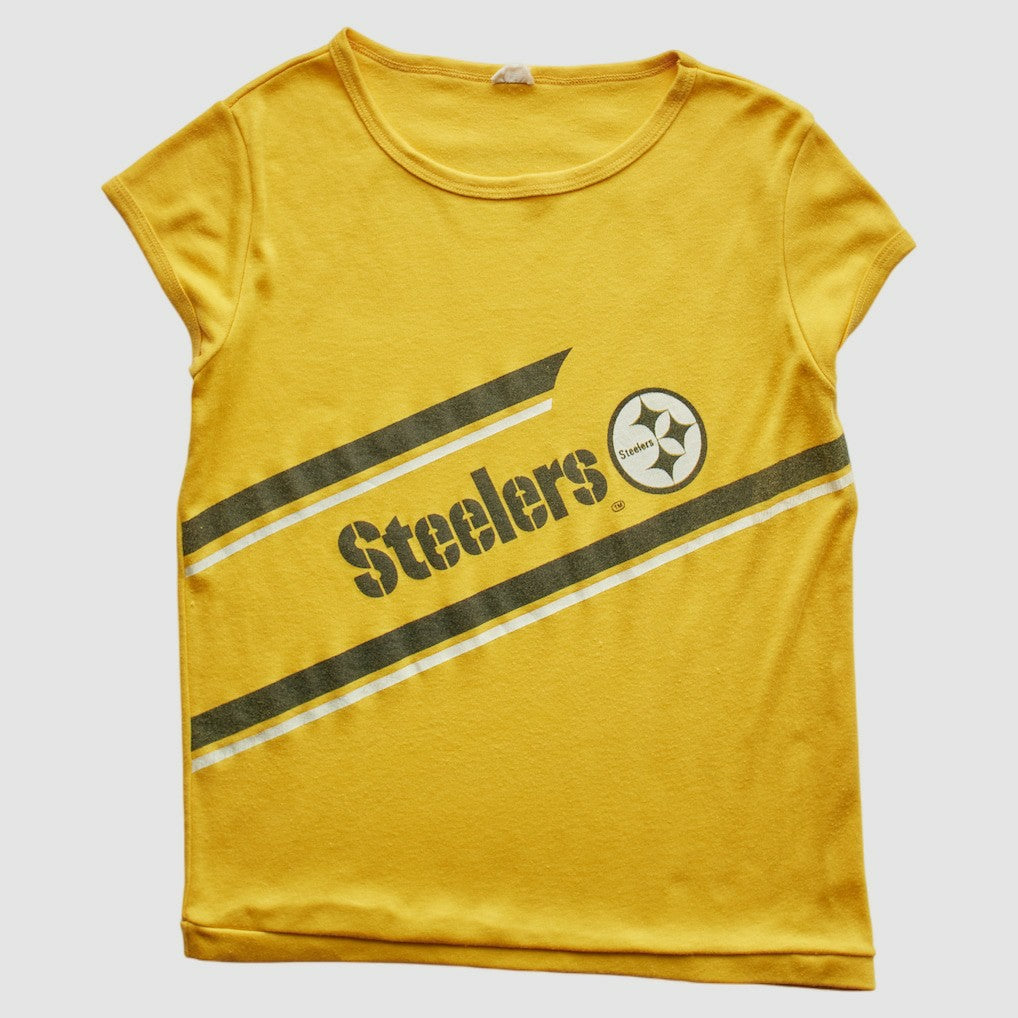 Pittsburgh Steelers 70s T-Shirt Yellow Vintage