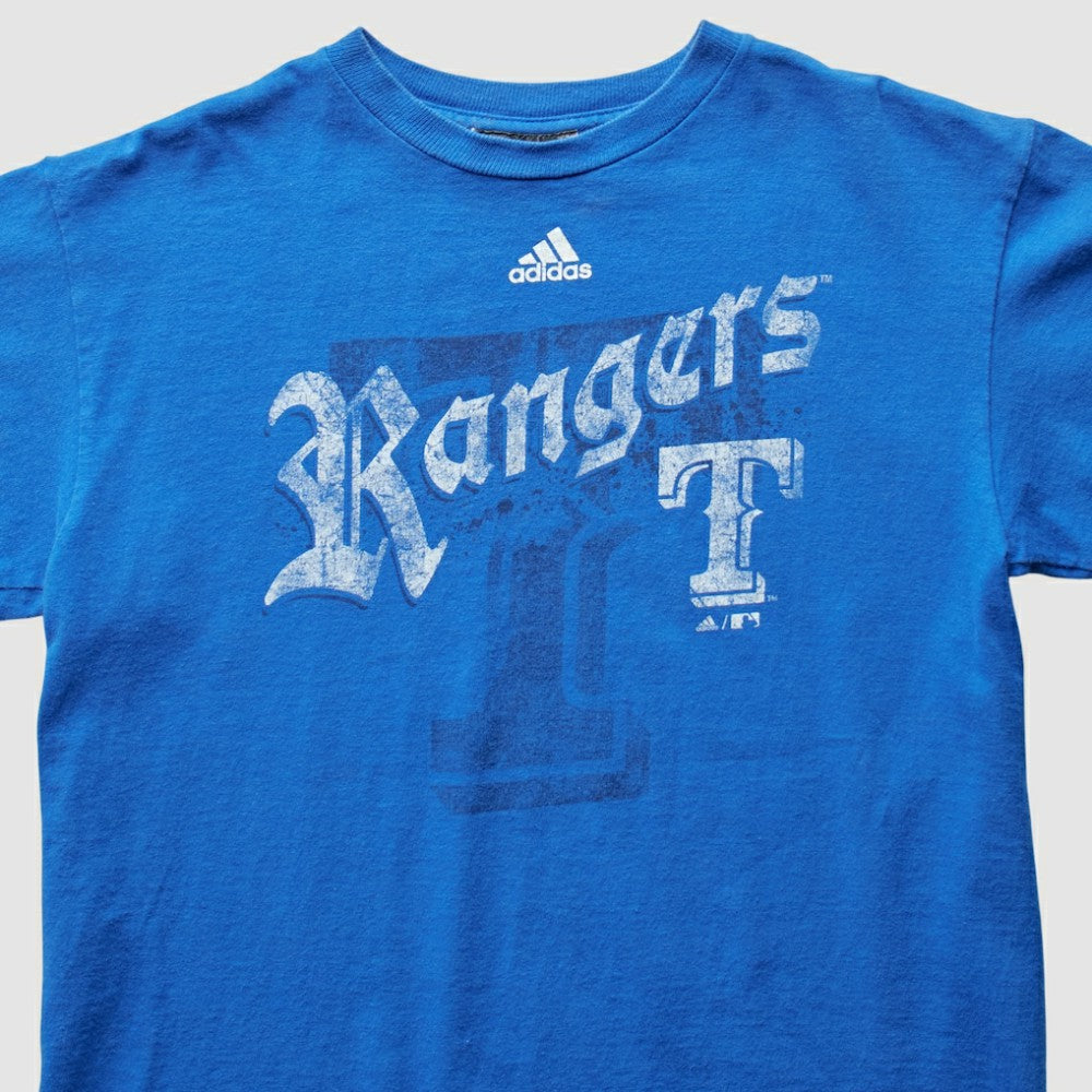Texas Rangers Adidas 2000s T-Shirt - Blue - XS by Fanatics Real Vintage T-shirts