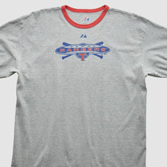 Texas Rangers Majestic 2010 T-Shirt - Heather Gray - XL by Fanatics Real Vintage T-shirts