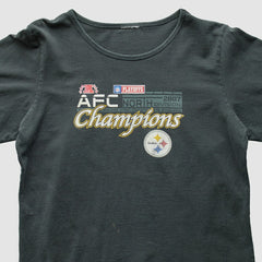 Pittsburgh Steelers 2007 T-Shirt Black Vintage