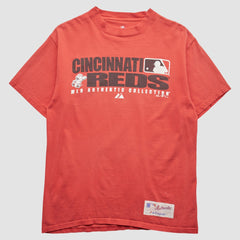 Cincinnati Reds Majestic 2008 T-Shirt - Red - S by Fanatics Real Vintage T-shirts