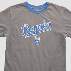 Kansas City Royals 2000s T-Shirt - Gray - XS by Fanatics Real Vintage T-shirts