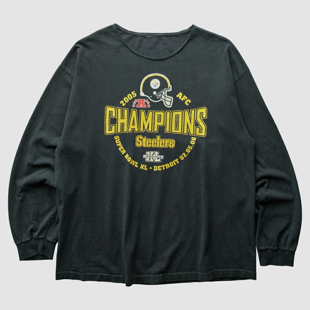 Pittsburgh Steelers 2005 Sweatshirt Black Vintage