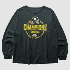 Pittsburgh Steelers 2005 Sweatshirt Black Vintage
