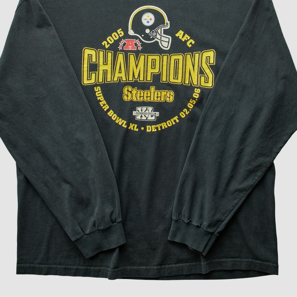 Pittsburgh Steelers 2005 Sweatshirt Black Vintage