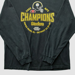Pittsburgh Steelers 2005 Sweatshirt Black Vintage