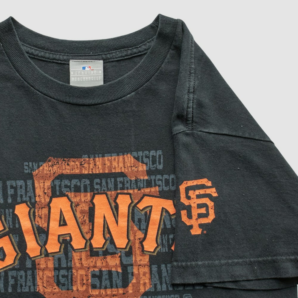 San Francisco Giants Genuine Merchandise 2000s T-Shirt - Black - XS by Fanatics Real Vintage T-shirts