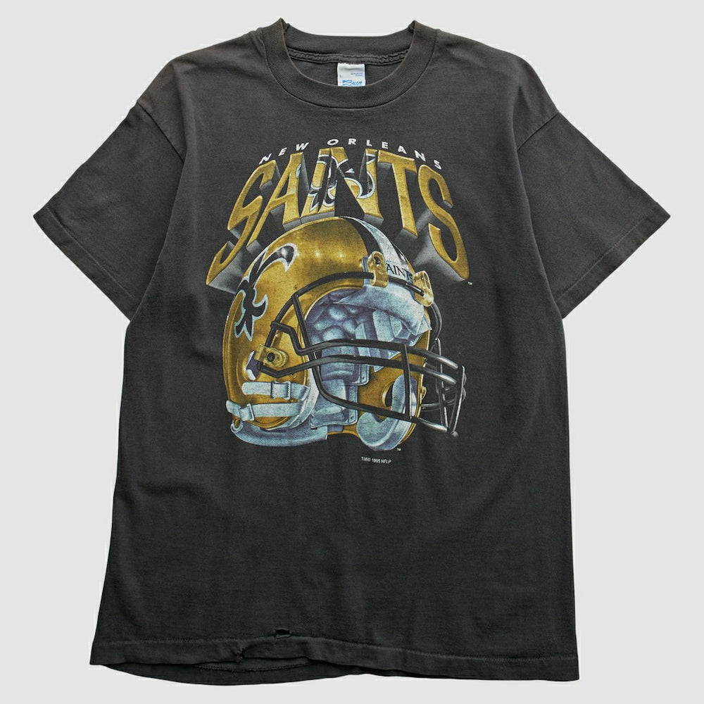 New Orleans Saints m 1995 T-Shirt Black Vintage