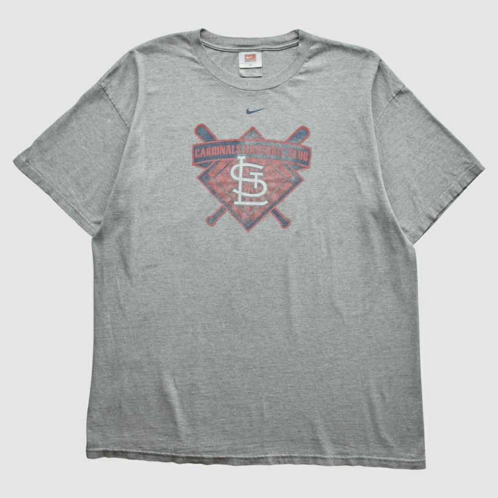 St. Louis Cardinals Nike 2000s T-Shirt - Gray - XL by Fanatics Real Vintage T-shirts