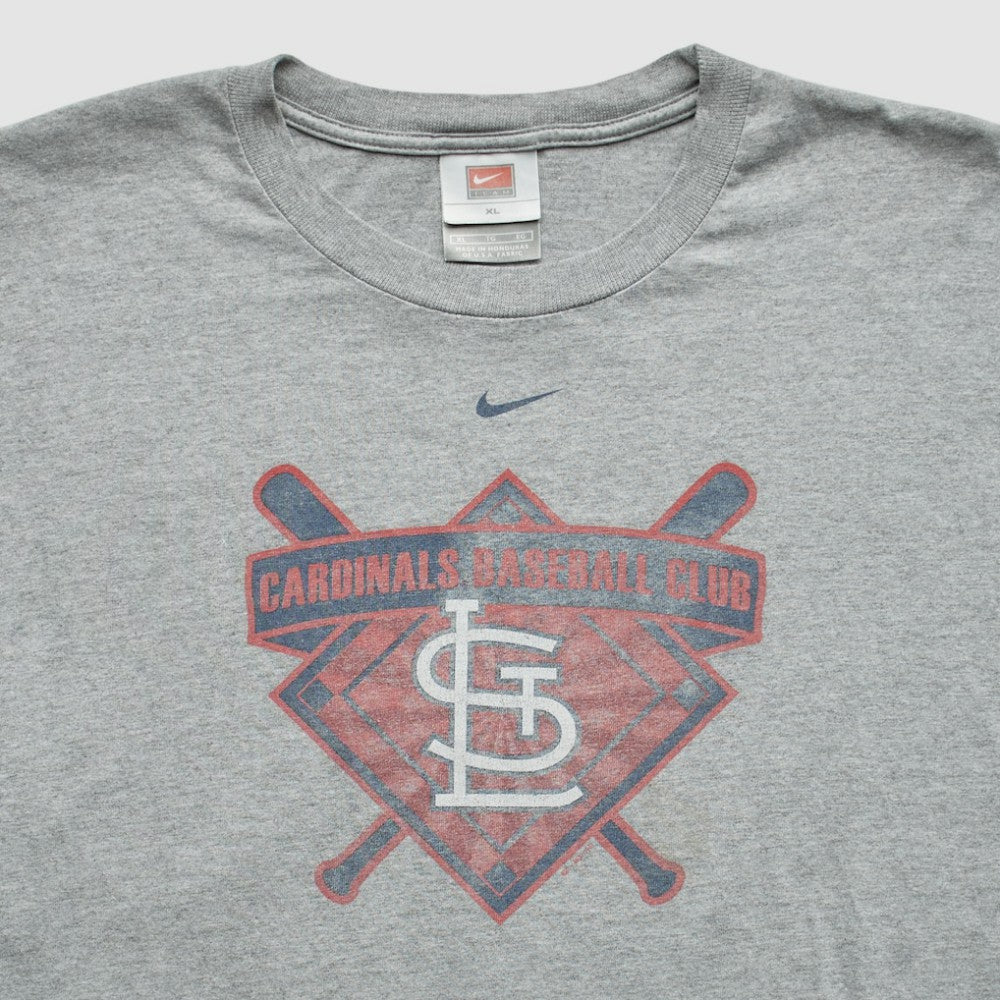 St. Louis Cardinals Nike 2000s T-Shirt - Gray - XL by Fanatics Real Vintage T-shirts