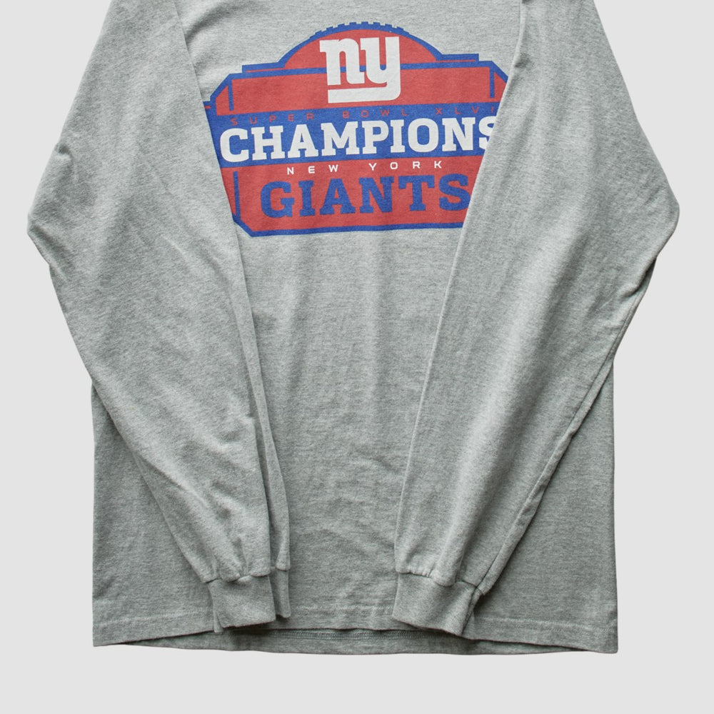 New York Giants Reebok 2012 T-Shirt Gray Vintage