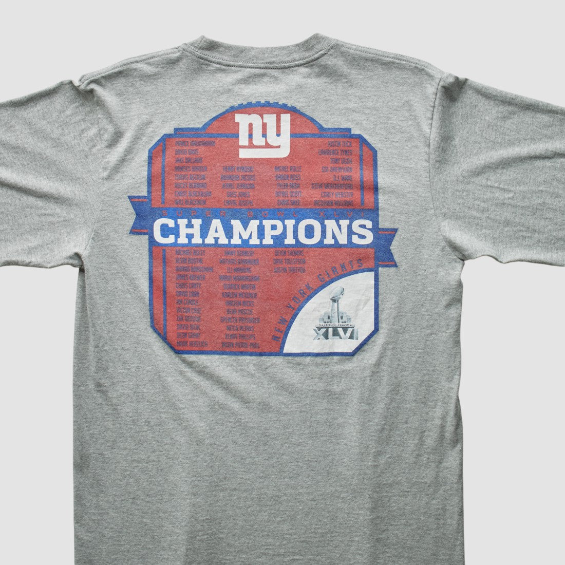 New York Giants Reebok 2012 T-Shirt Gray Vintage