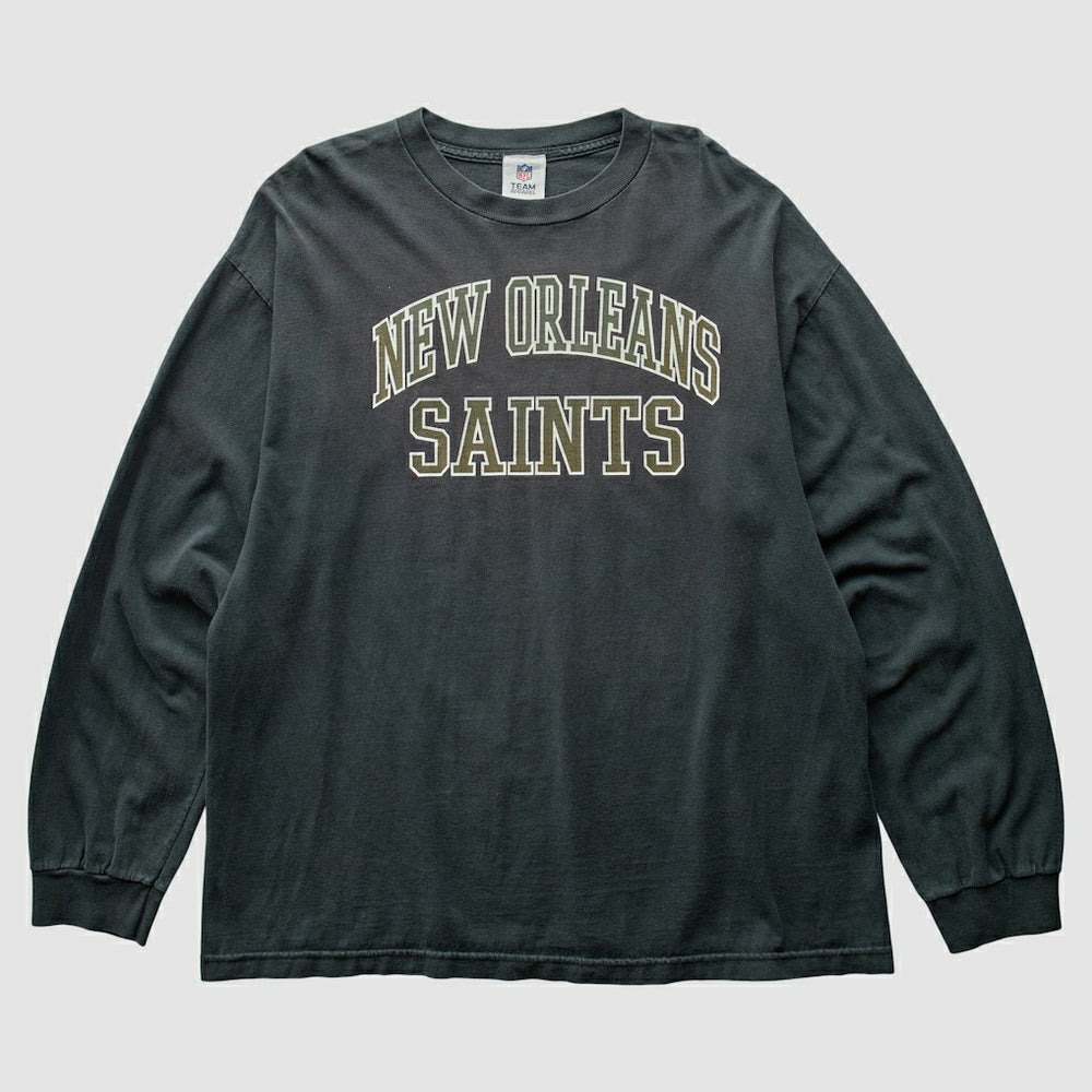 New Orleans Saints 2000s T-Shirt Black Vintage