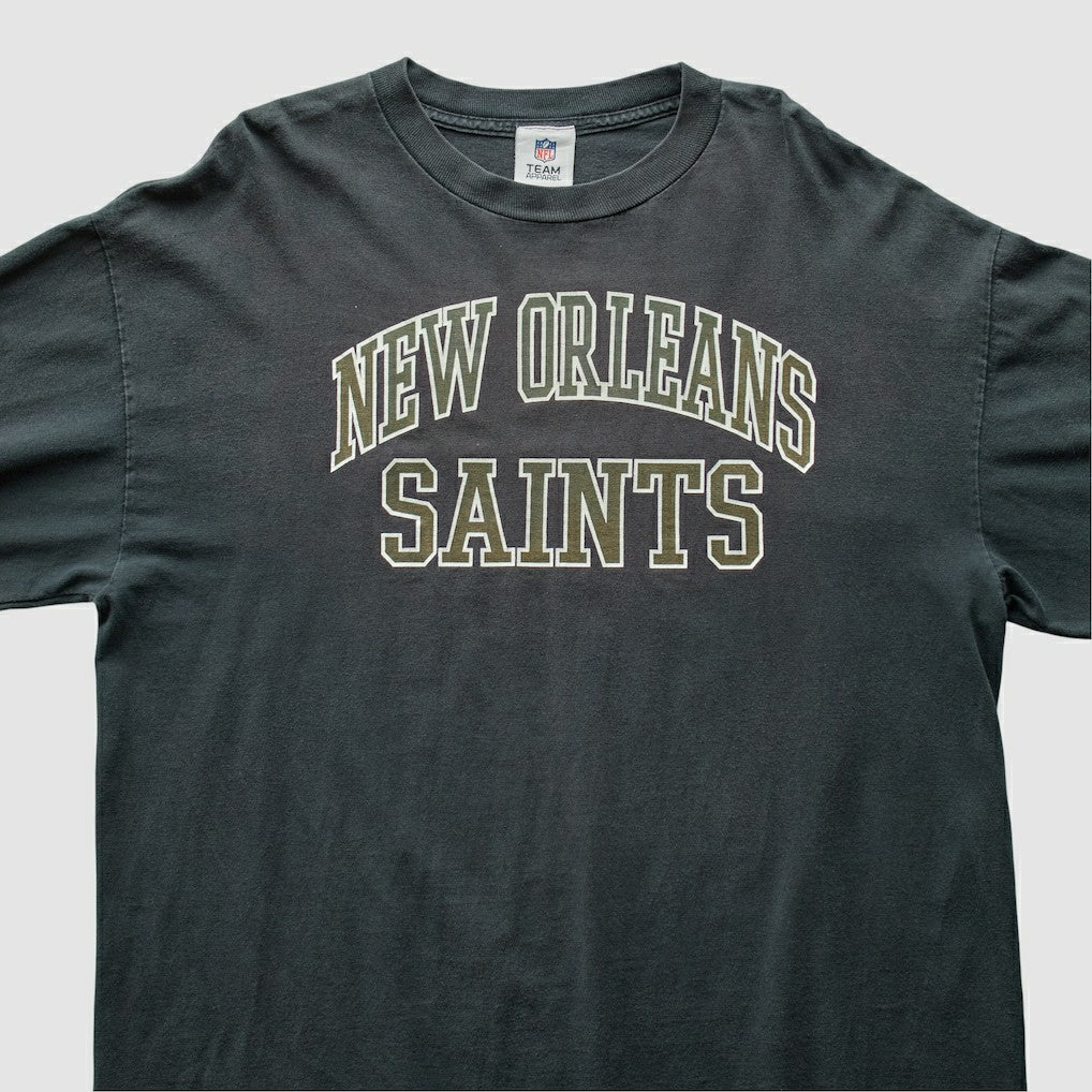 New Orleans Saints 2000s T-Shirt Black Vintage