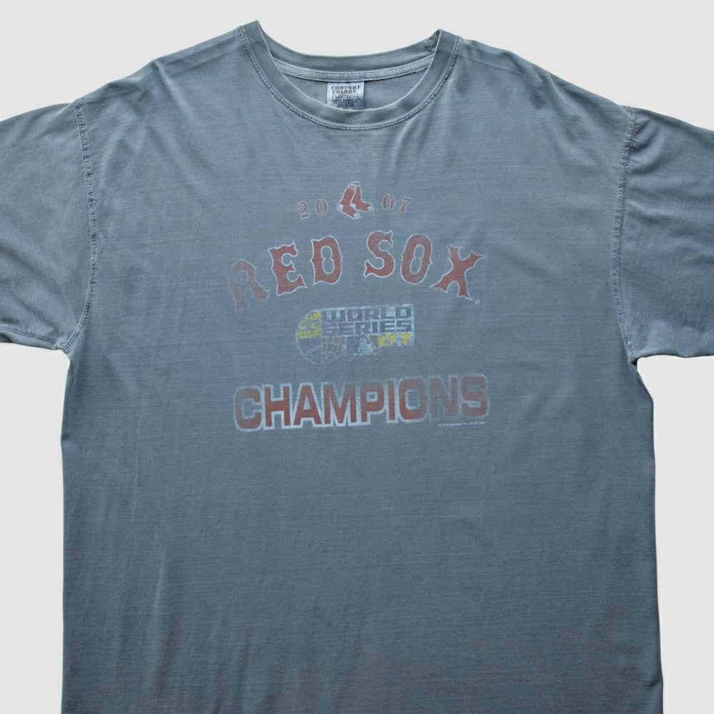 Boston Red Sox 2007 T-Shirt - Gray - 2XL by Fanatics Real Vintage T-shirts