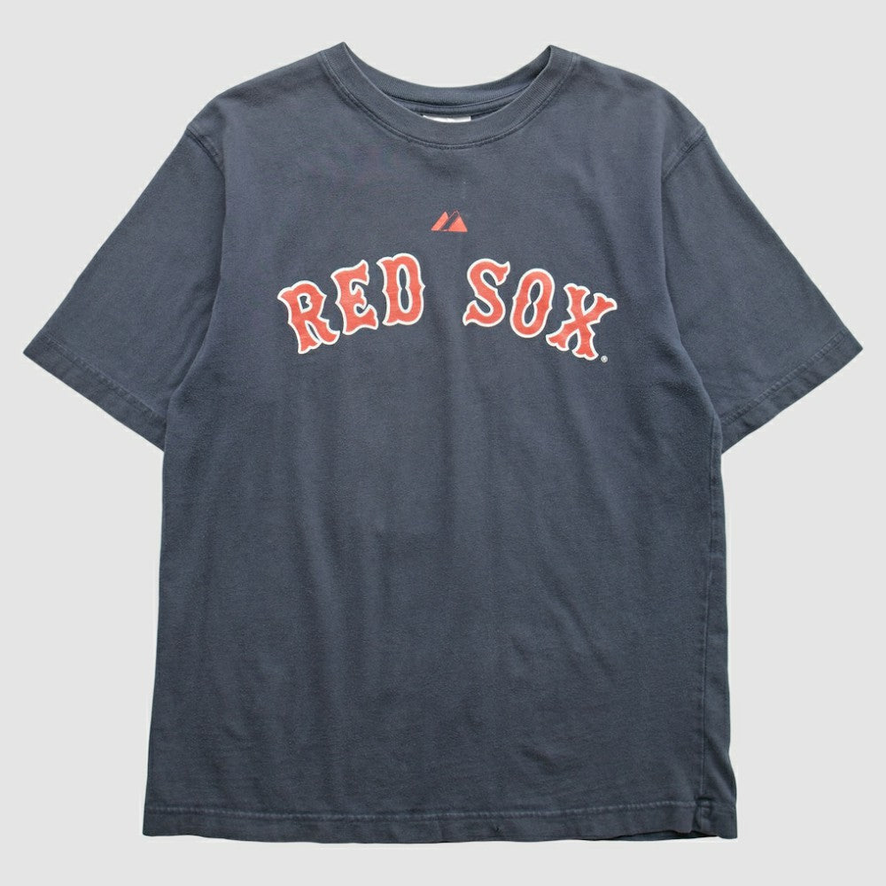 Boston Red Sox Majestic 2000s T-Shirt - Navy - S by Fanatics Real Vintage T-shirts