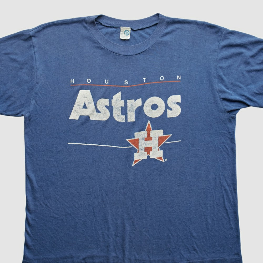 Houston Astros 80s T-Shirt - Navy - M by Fanatics Real Vintage T-shirts