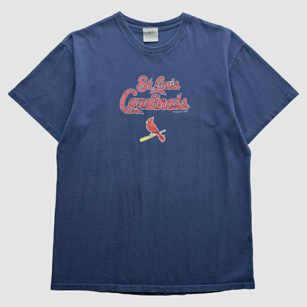 St. Louis Cardinals 2000s T-Shirt - Blue - S by Fanatics Real Vintage T-shirts