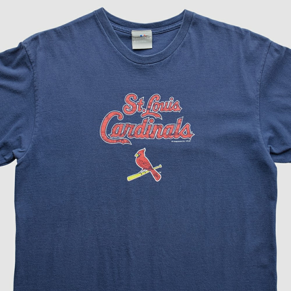 St. Louis Cardinals 2000s T-Shirt - Blue - S by Fanatics Real Vintage T-shirts