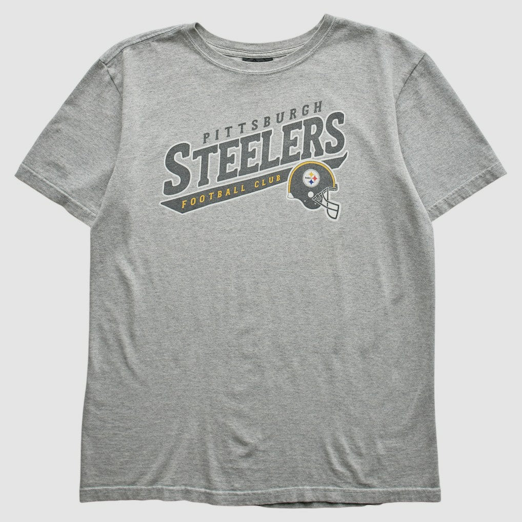 Pittsburgh Steelers Reebok 2000s T-Shirt Gray Vintage