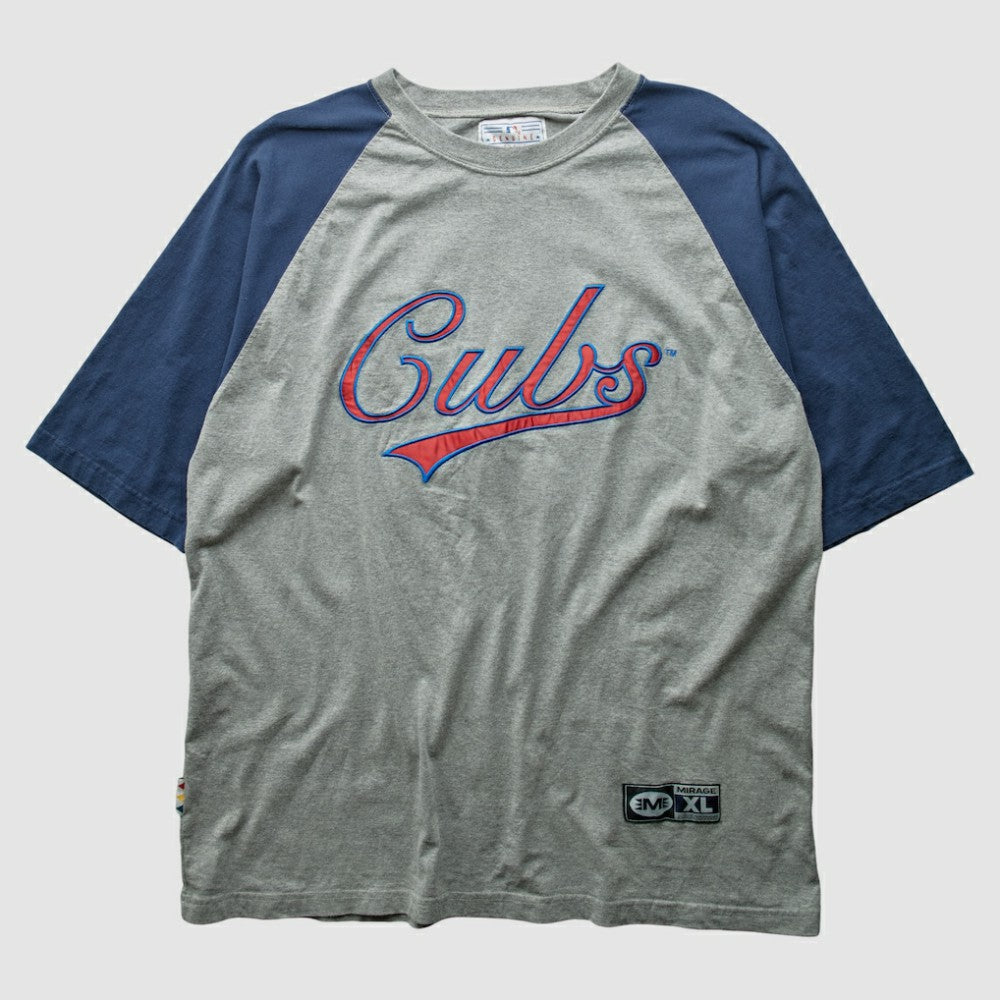 Chicago Cubs Mirage 2000s T-Shirt - Gray - 3XL by Fanatics Real Vintage T-shirts