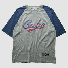 Chicago Cubs Mirage 2000s T-Shirt - Gray - 3XL by Fanatics Real Vintage T-shirts
