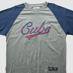 Chicago Cubs Mirage 2000s T-Shirt - Gray - 3XL by Fanatics Real Vintage T-shirts
