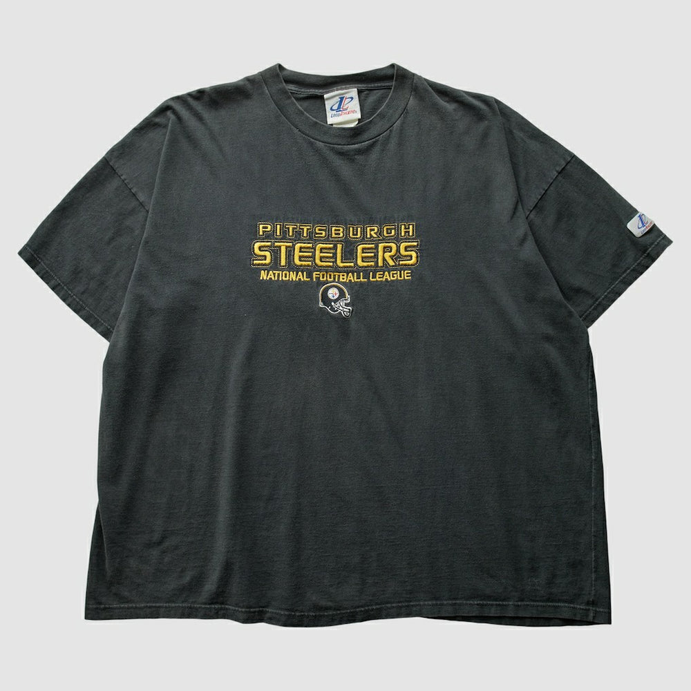 Pittsburgh Steelers Logo Athletic 2000s T-Shirt Black Vintage