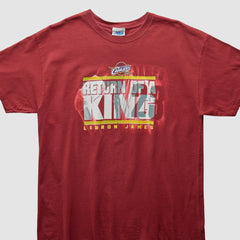 Cleveland Cavaliers 2000s T-Shirt Red Vintage