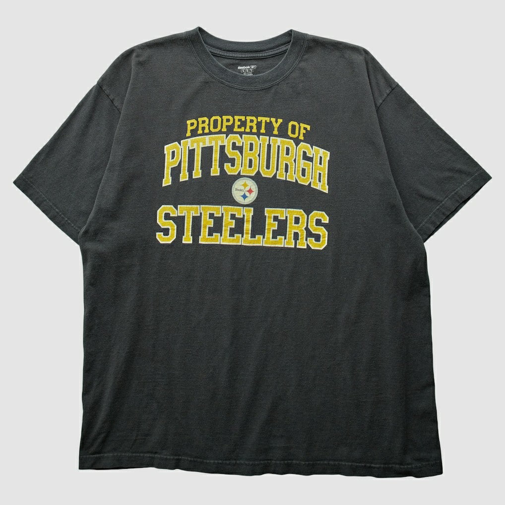 Pittsburgh Steelers Reebok 2000s T-Shirt Black Vintage
