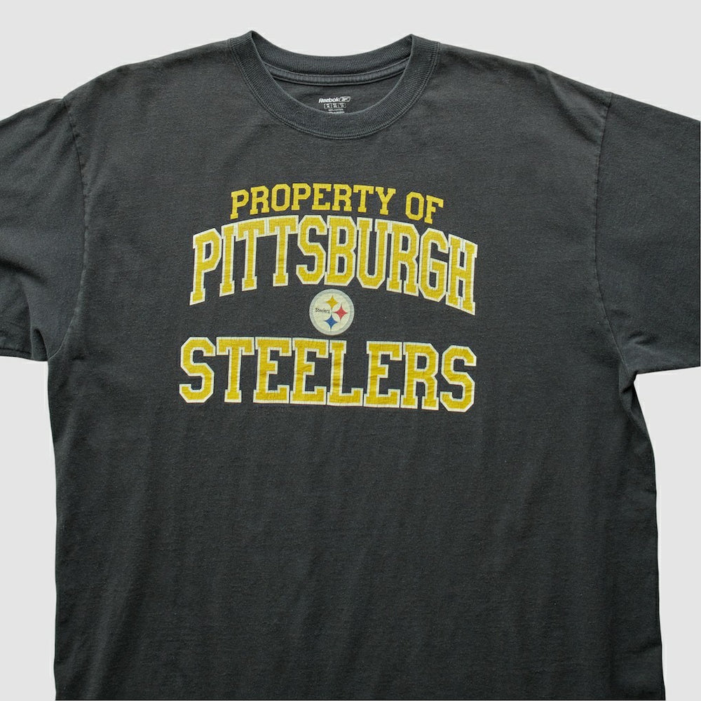 Pittsburgh Steelers Reebok 2000s T-Shirt Black Vintage