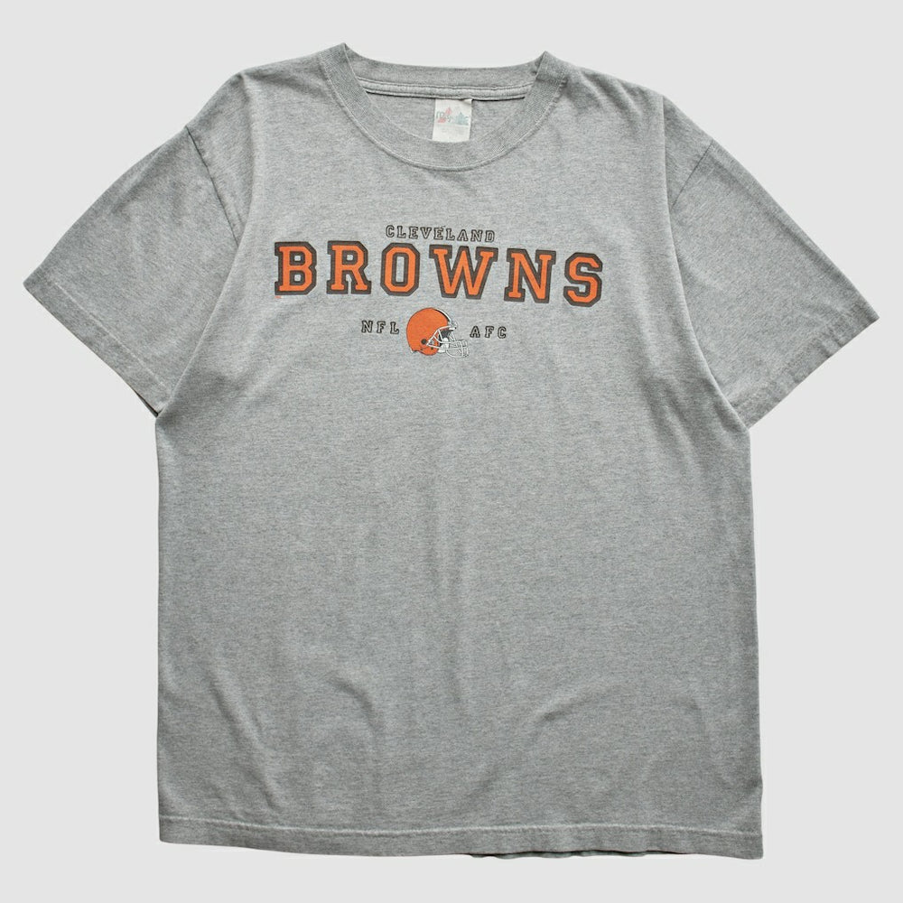 Cleveland Browns Majestic 2000s T-Shirt Gray Vintage