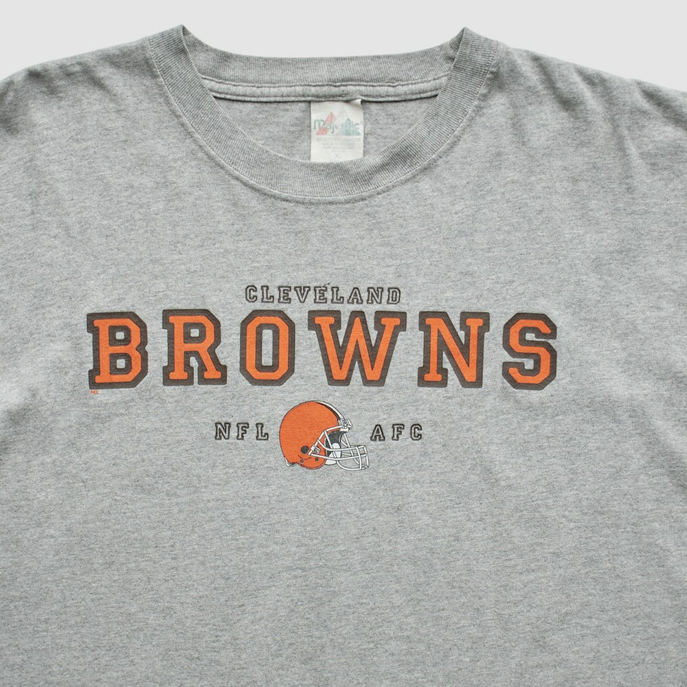 Cleveland Browns Majestic 2000s T-Shirt Gray Vintage