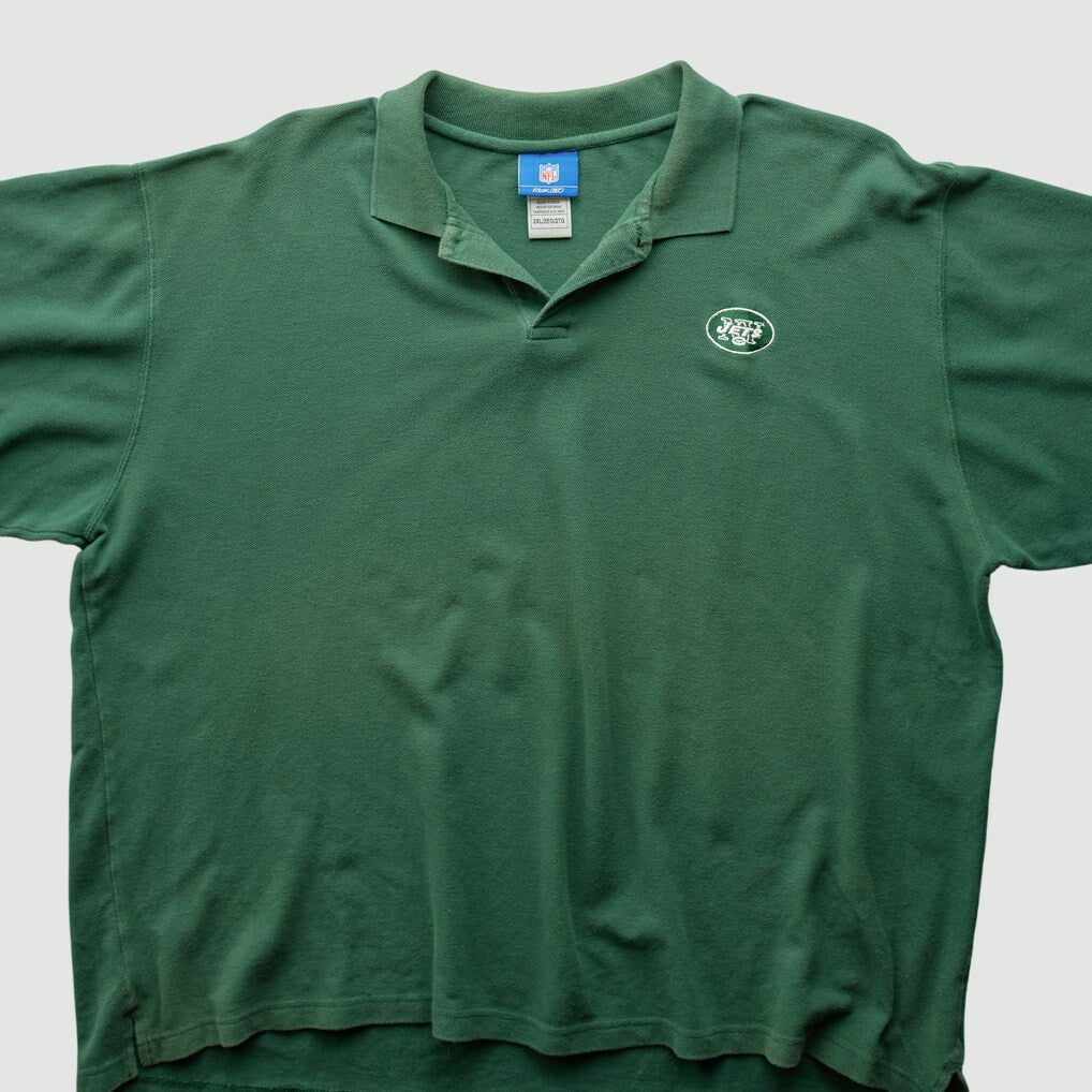 New York Jets Reebok 2000s Polo Green Vintage