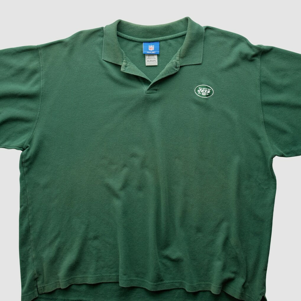 New York Jets Reebok 2000s Polo Green Vintage