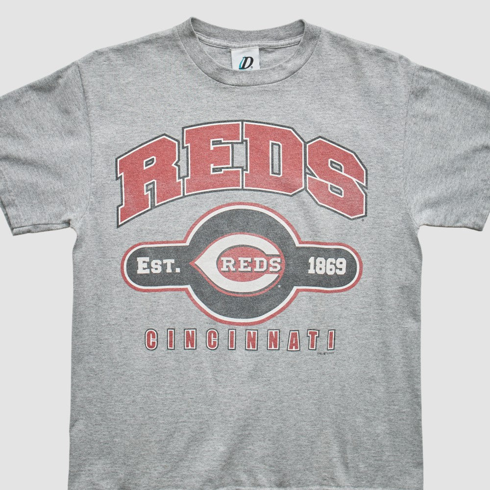 Cincinnati Reds Dynasty 2003 T-Shirt - Gray - S by Fanatics Real Vintage T-shirts