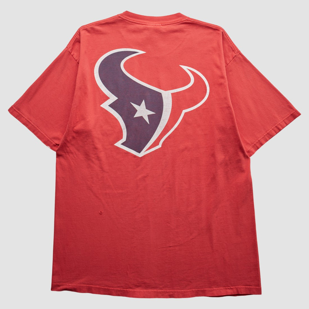 Houston Texans Reebok 2000s T-Shirt Red Vintage