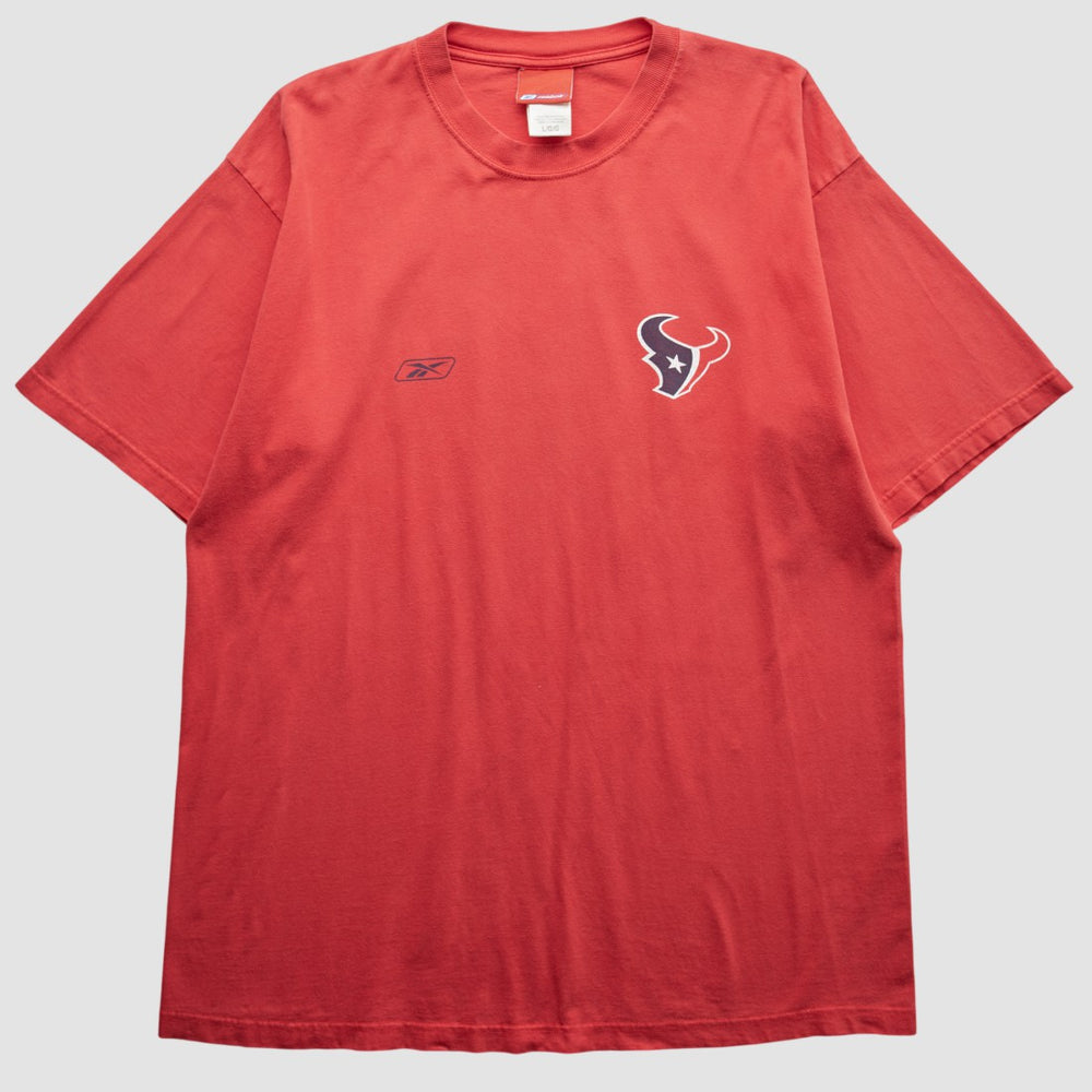 Houston Texans Reebok 2000s T-Shirt Red Vintage