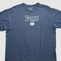 Tampa Bay Rays 2008 T-Shirt - Navy - 2XL by Fanatics Real Vintage T-shirts