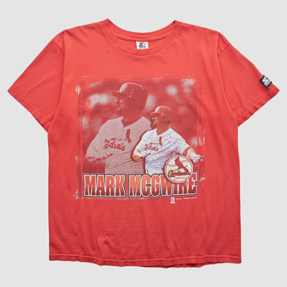 St. Louis Cardinals Starter 1997 T-Shirt - Red - L by Fanatics Real Vintage T-shirts