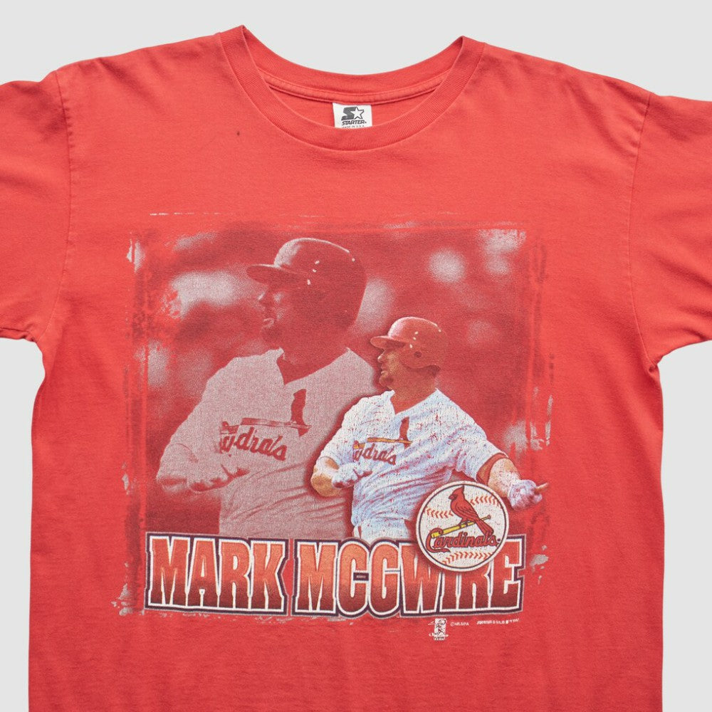 St. Louis Cardinals Starter 1997 T-Shirt - Red - L by Fanatics Real Vintage T-shirts