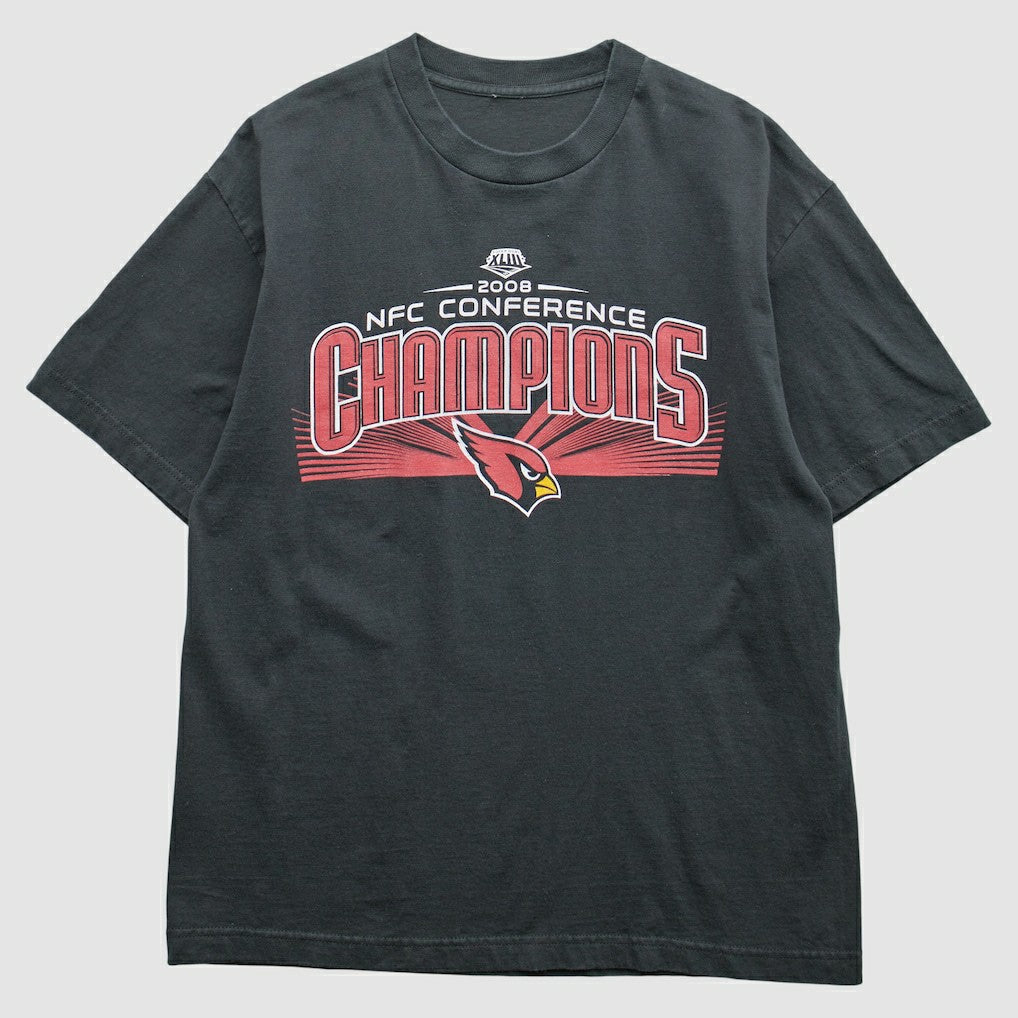 Arizona Cardinals 2008 T-Shirt Black Vintage