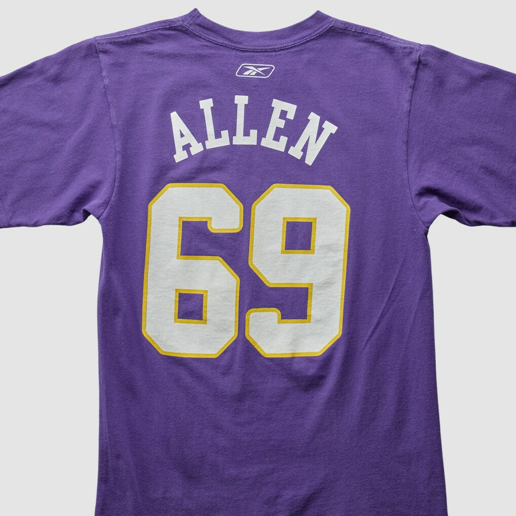Minnesota Vikings Reebok 2010 T-Shirt Purple Vintage