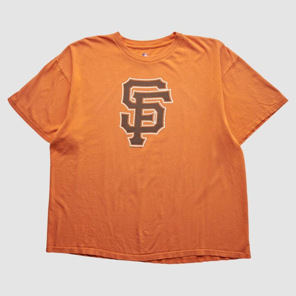 San Francisco Giants 2000s T-Shirt - Orange - L by Fanatics Real Vintage T-shirts